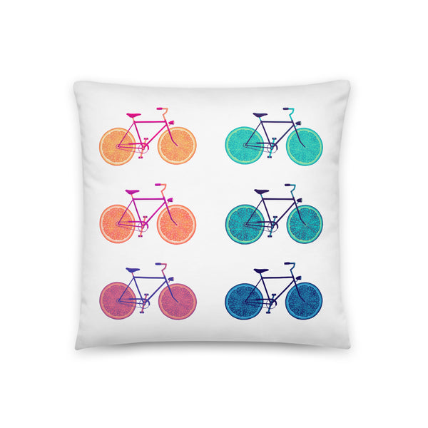 Citrus Bicycles Pillow