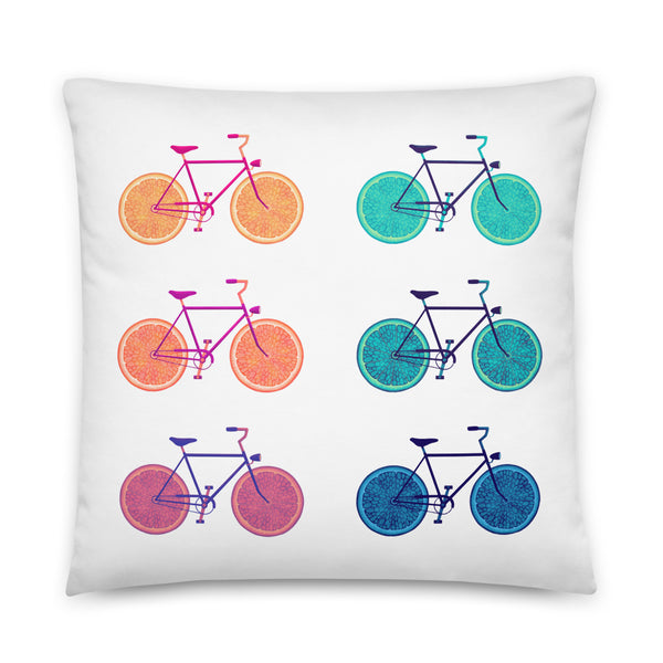 Citrus Bicycles Pillow