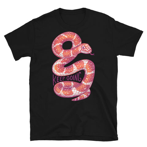 Keep Going Colorful Snake Unisex T-Shirt