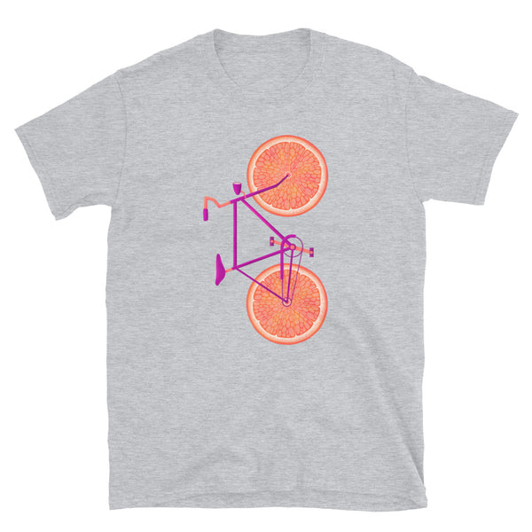 Orange Slice Bicycle Unisex T-Shirt
