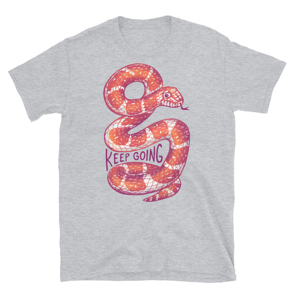 Keep Going Colorful Snake Unisex T-Shirt