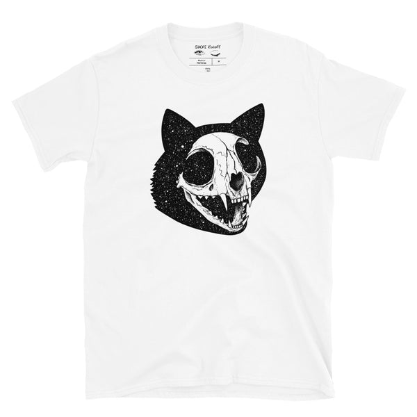Cosmic Cat Skull Unisex T-Shirt