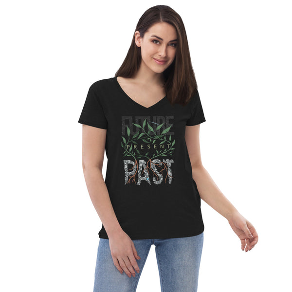 Past, Present, Future Women’s V-Neck T-Shirt