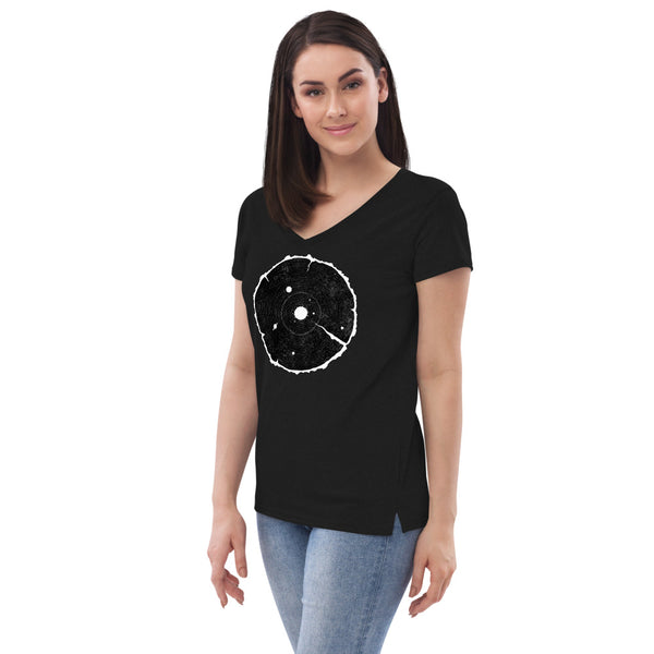 Solar Spruce Women’s V-Neck T-Shirt