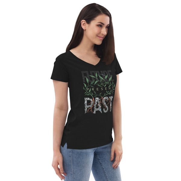 Past, Present, Future Women’s V-Neck T-Shirt