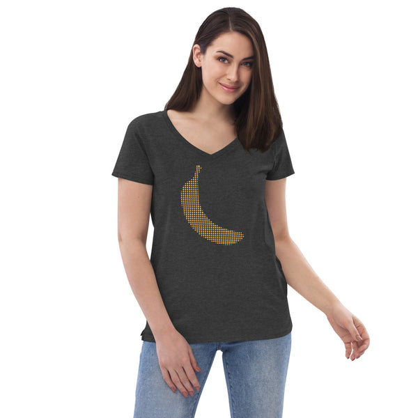 Bananadots Women’s V-Neck T-Shirt