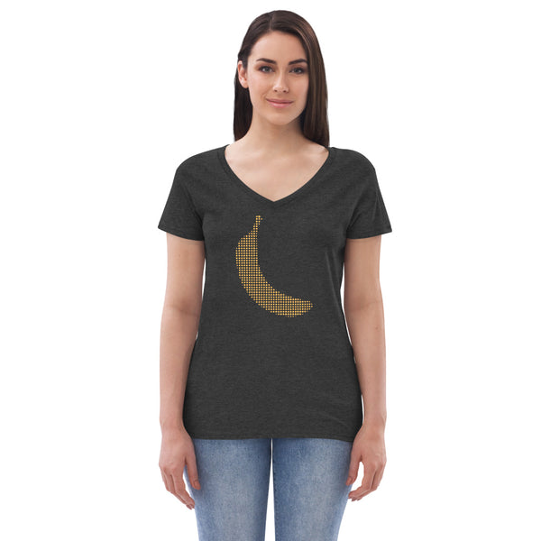 Bananadots Women’s V-Neck T-Shirt